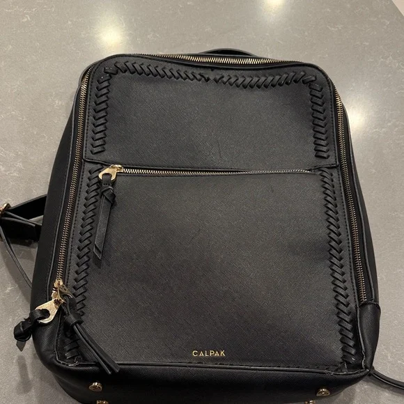 Calpak Black Backpack with Gold Details Calpak Luka Backpack Updated Review and What main image 3